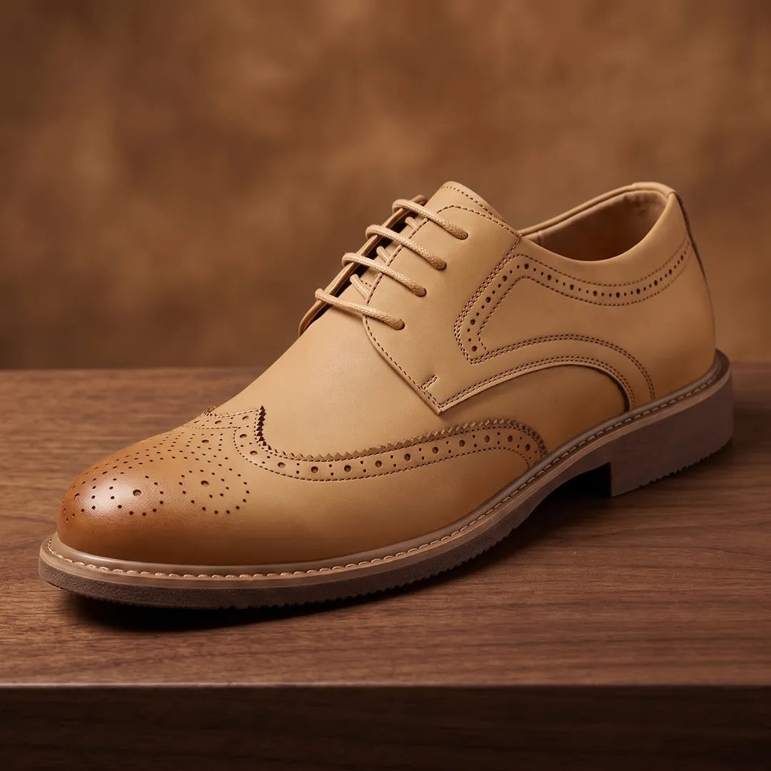 Wingtip Lace-Up Shoes