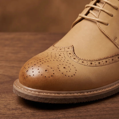 Wingtip Lace-Up Shoes