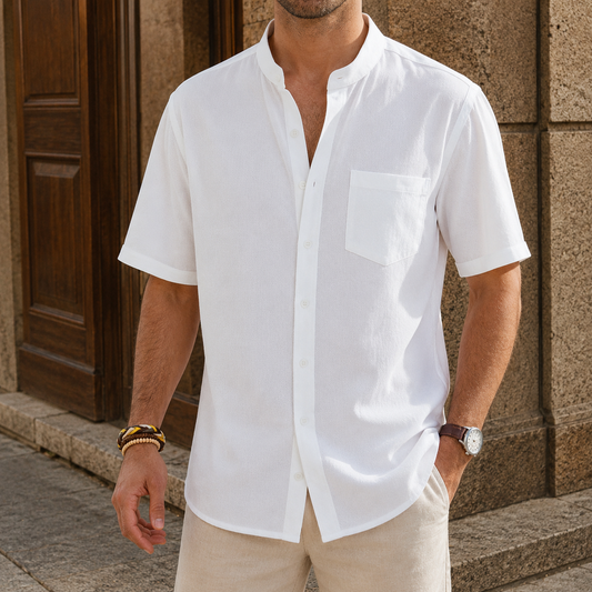 Mandarin Collar Shirt