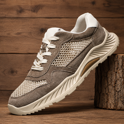 Mesh Suede Sneakers