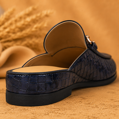 Woven Mule Loafers