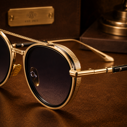 Round Metal Sunglasses