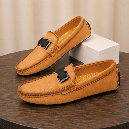 Leather Driving Moccasin Loafers