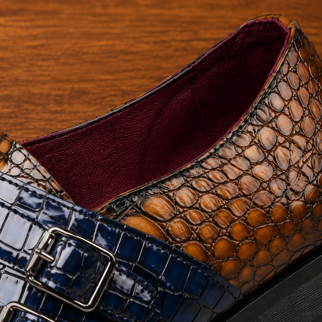 Croc Monk Strap Shoes