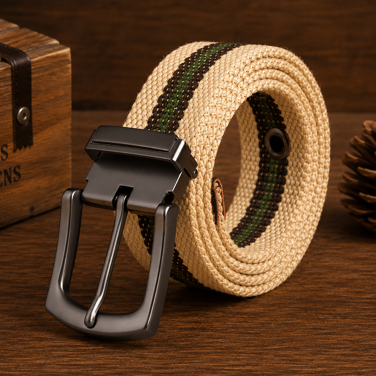 Durable Tactical Canvas Belt