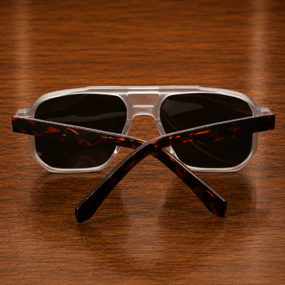Flat-Top Square Sunglasses