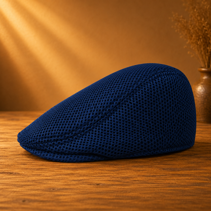 Breathable Mesh Flat Cap