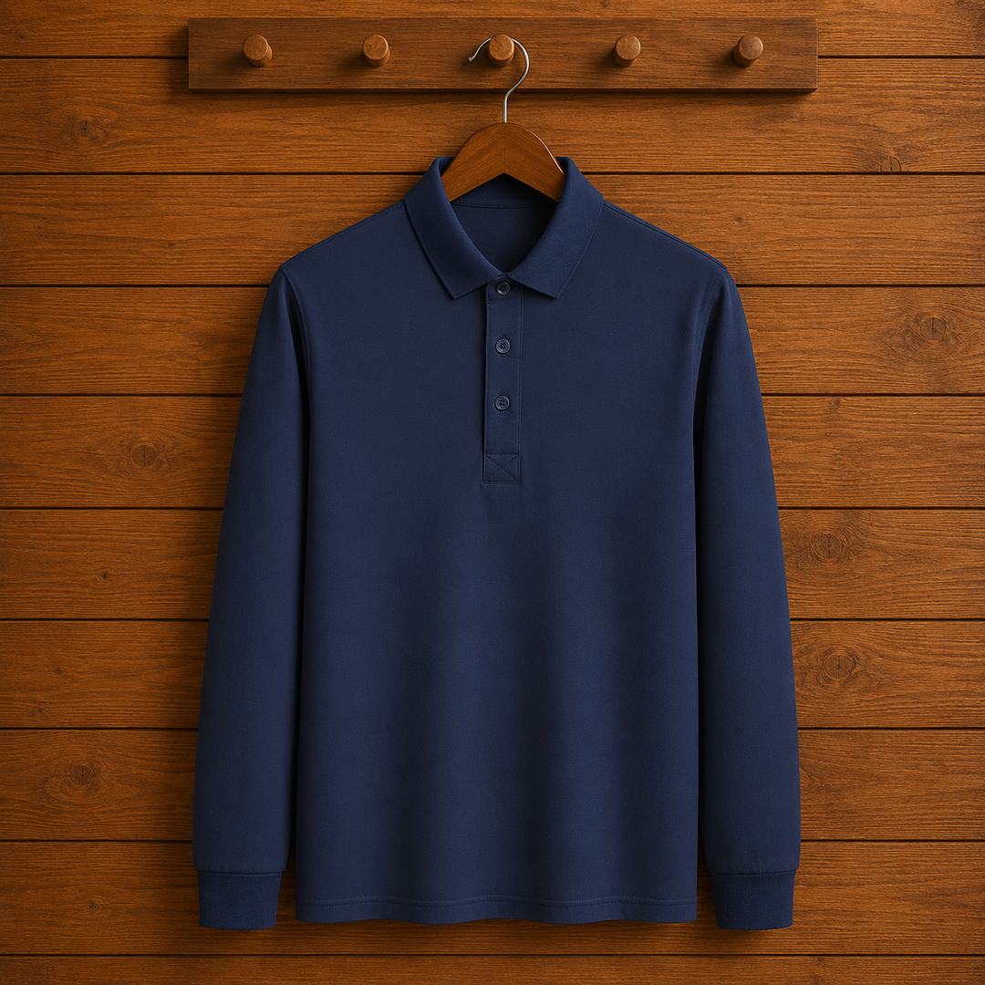 Long Sleeve Polo Shirt