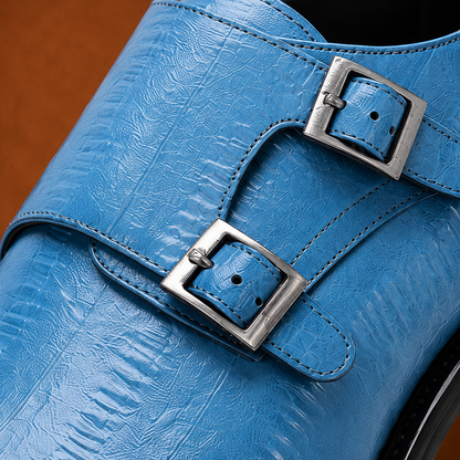 Pointed Monk Strap Shoes