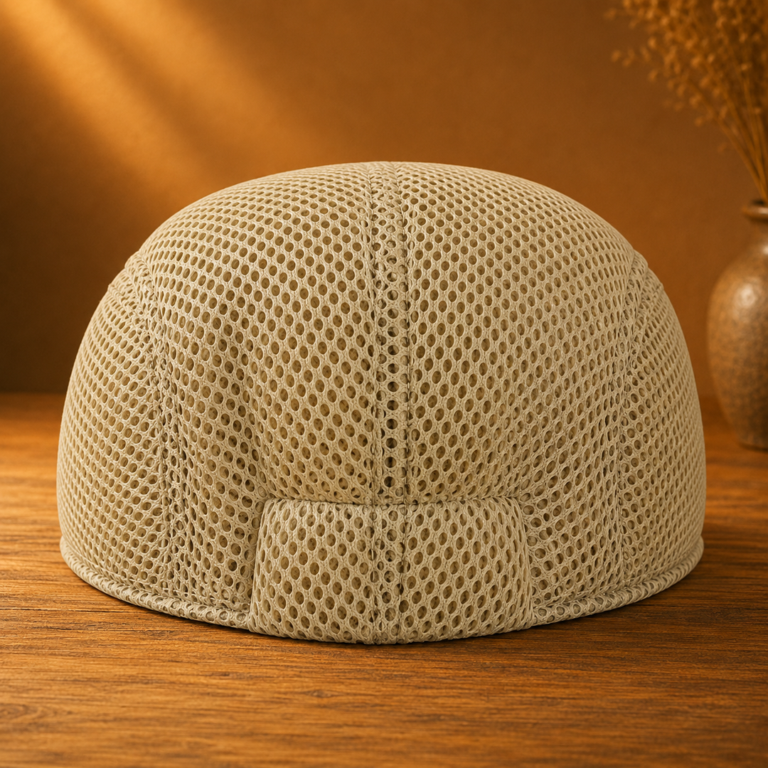 Breathable Mesh Flat Cap