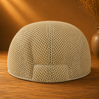 Breathable Mesh Flat Cap