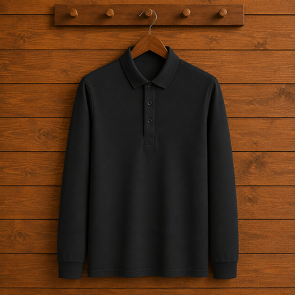 Long Sleeve Polo Shirt