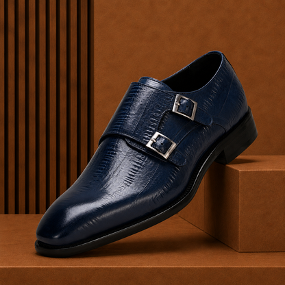 Pointed Monk Strap Shoes
