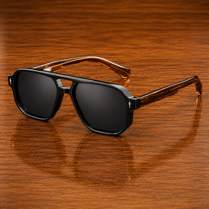 Flat-Top Square Sunglasses