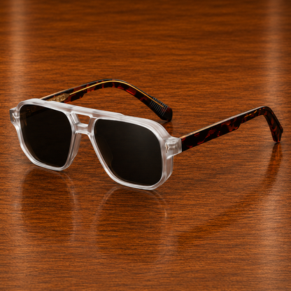 Flat-Top Square Sunglasses
