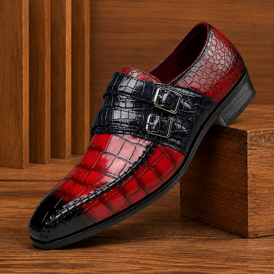 Croc Monk Strap Shoes
