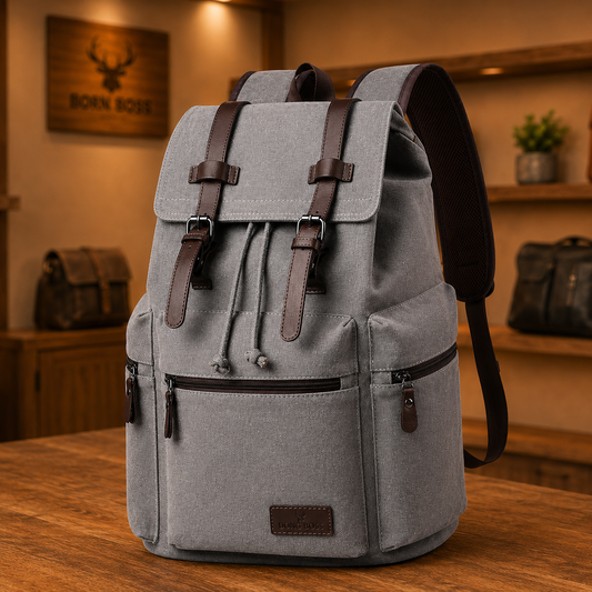Vintage Canvas Travel Backpack