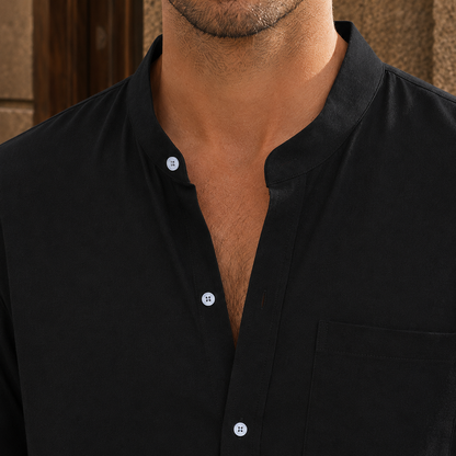 Mandarin Collar Shirt
