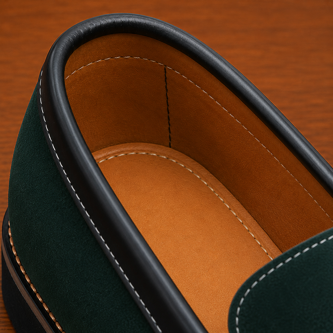 Suede Penny Loafers