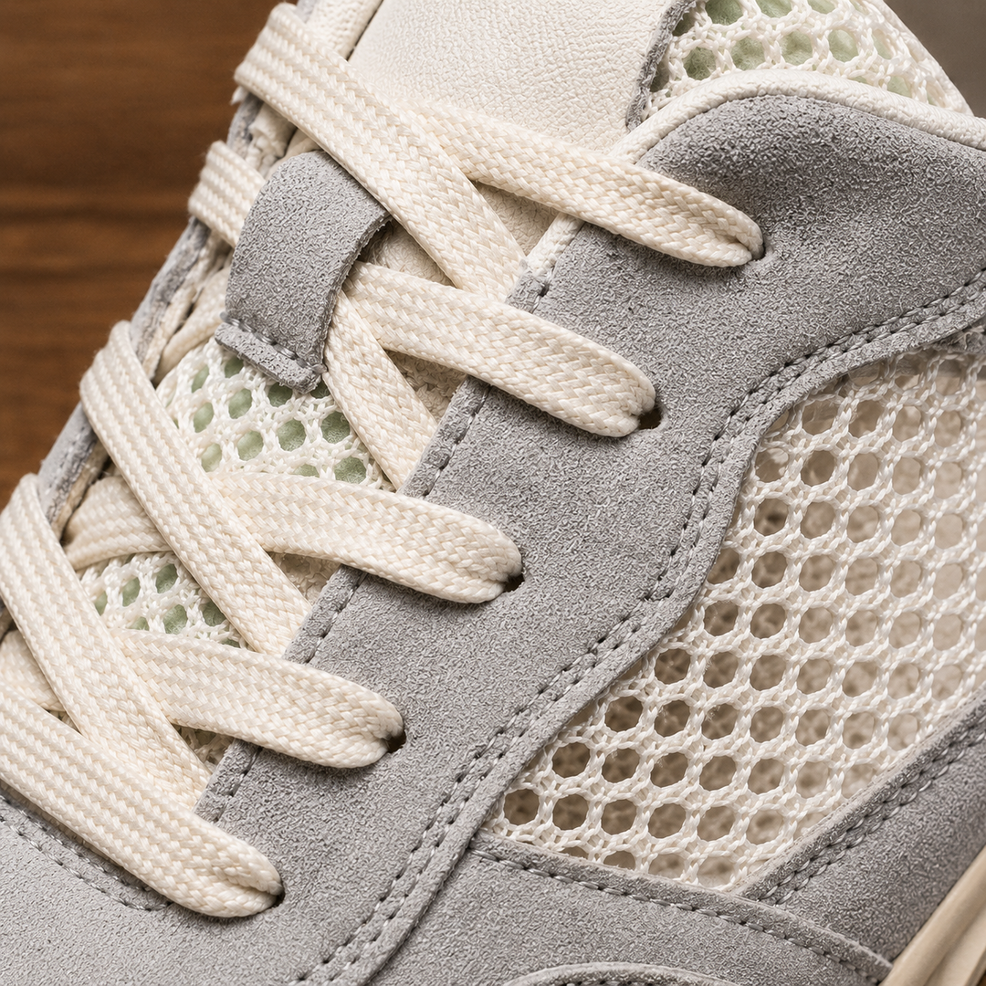 Mesh Suede Sneakers