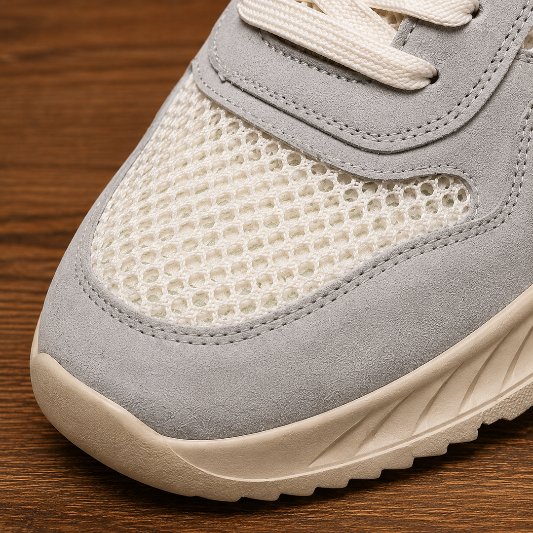 Mesh Suede Sneakers